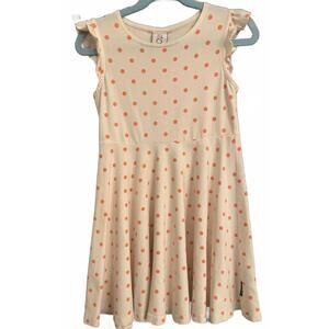 Girls' Polarn O. Pyret Ruffle Sleeve Polka Dot Dress 4-6